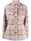 ANDAMANE EVITA BELTED SHIRT JACKET