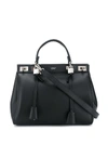 Giambattista Valli Flore Medium Tote In Black