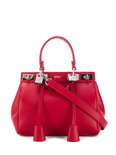 Giambattista Valli Flore Medium Tote In Red