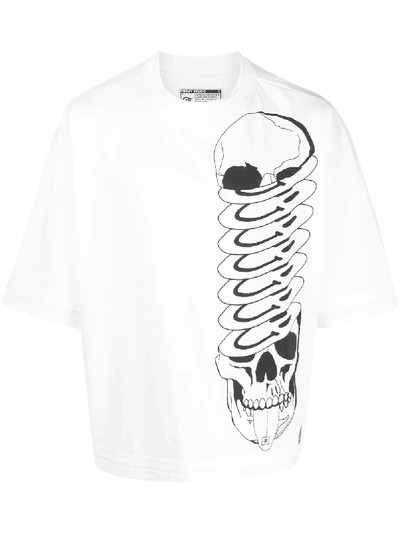 Formy Studio Skull-print T-shirt In White