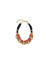 LIZZIE FORTUNATO MAJORCA GOLDPLATED, 12-13MM FRESHWATER PEARL & MULTI-BEADED COLLAR NECKLACE,0400012906186