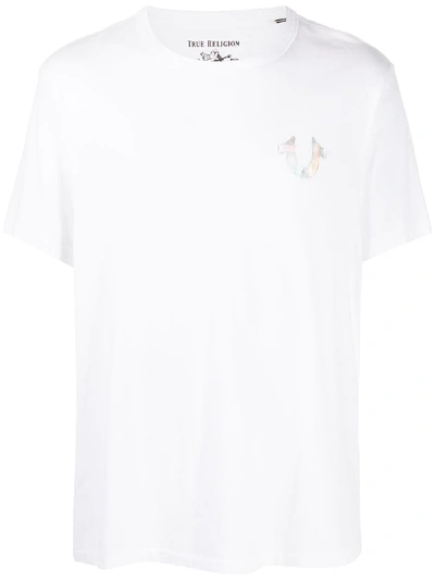 True Religion Holographic World Tour T-shirt In White