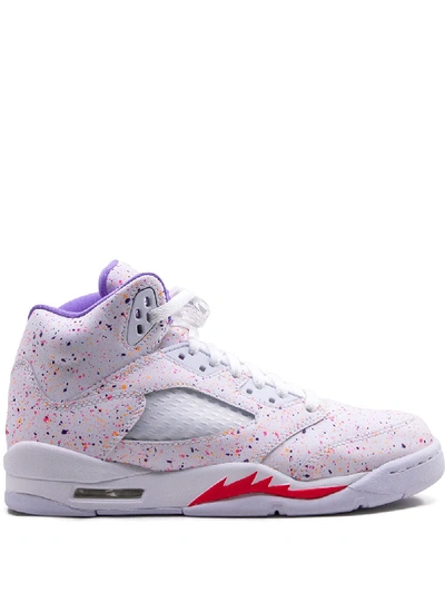 Jordan Kids' Air  5 Trainers In White