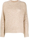 BA&SH OPEN-KNIT JUMPER