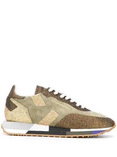 Ghoud Glitter Low-top Trainers In Green