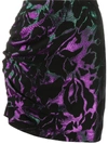 FEDERICA TOSI ABSTRACT-PATTERN RUCHED SKIRT