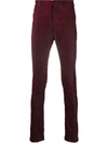 ANN DEMEULEMEESTER SKINNY FIT TROUSERS