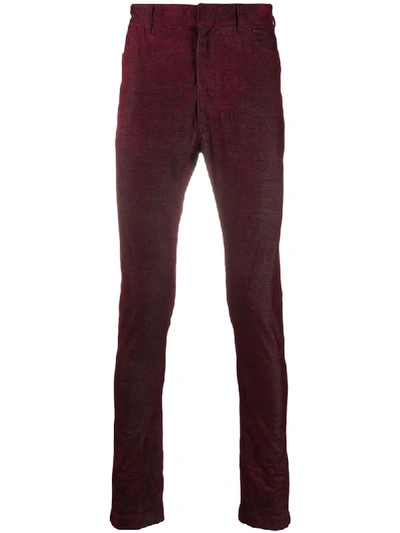 Ann Demeulemeester Brown Cotton & Wool Cropped Trousers