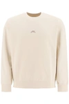 A-cold-wall* A Cold Wall Logo Print Sweatshirt In Almond Milk (beige)