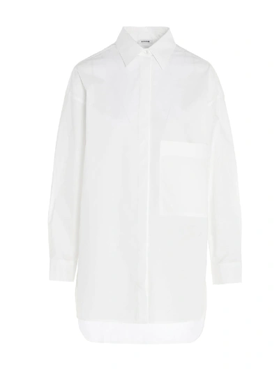 P.a.r.o.s.h Chest-pocket Cotton Shirt In Bianco