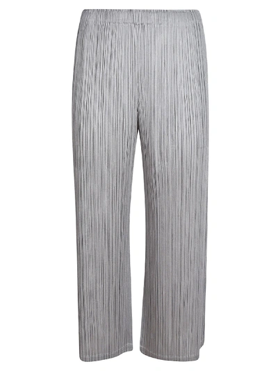Issey Miyake Monthly Colors Trousers In Middle Gray