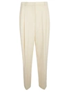 TORY BURCH CREPE TROUSERS,11470797