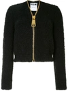 MOSCHINO OVERSIZED ZIP CARDIGAN