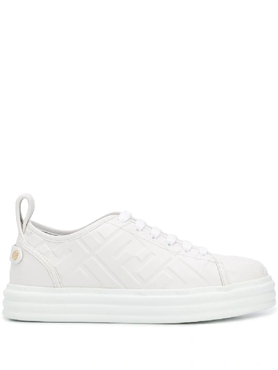 Fendi Ff Shoes In White