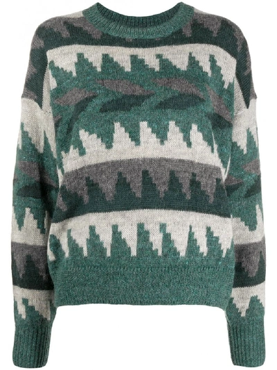 Isabel Marant Étoile Gatsy Alpaca Pullover Jumper In Green