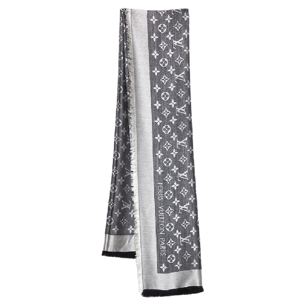 how to wear lv monogram shawl