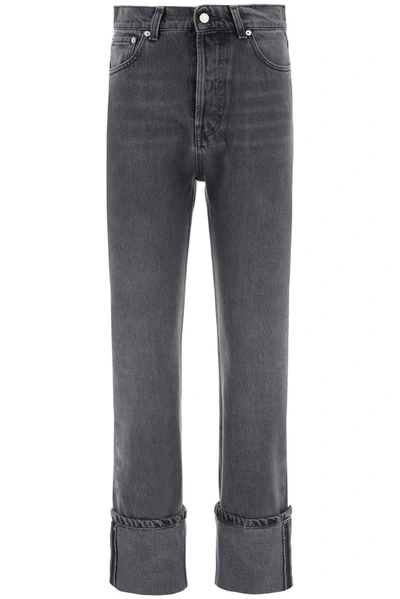 Nanushka Kemia High-waisted Jeans In Grey