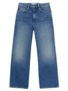 Lafayette 148 Wyckoff High-rise Wide-leg Jeans In Faded Skyline