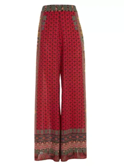 Alice And Olivia Athena Wide-leg Pants In Always Forever Multi