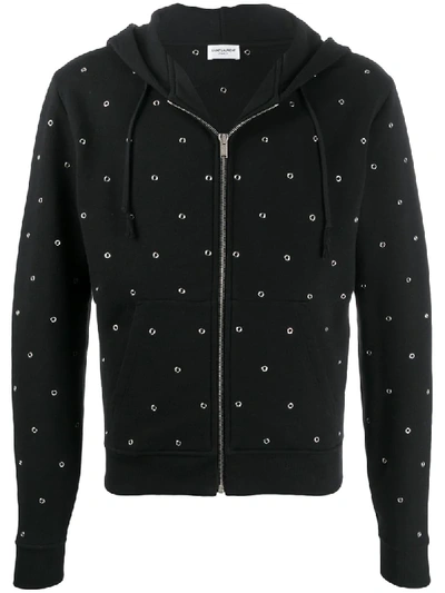 SAINT LAURENT PARIS｜HOOD/ZIP-UP (677259 YB2PG 1000) Saint Laurent Paris Saint Laurent Paris Multi-Zip Hoodie