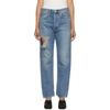 AGOLDE BLUE 90S MID RISE JEANS