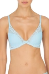 Natori Feathers Underwire Contour Bra In Cyan