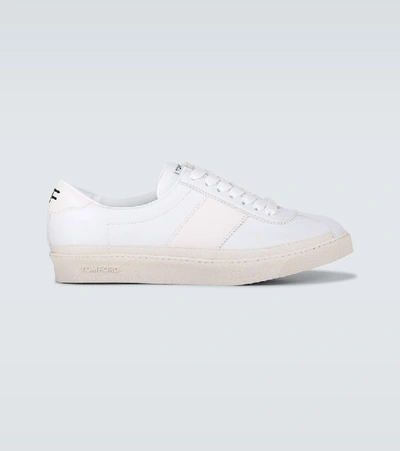 Tom Ford Bannister Low-top Sneakers In White