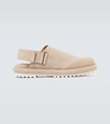 JACQUEMUS Les Mules nubuck slippers,P00496521