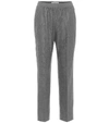 AGNONA MOHAIR AND WOOL-BLEND STRAIGHT PANTS,P00481585
