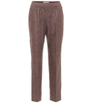 AGNONA MOHAIR AND WOOL-BLEND STRAIGHT trousers,P00481586