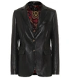 ETRO LEATHER BLAZER,P00495185