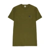 Loewe Anagram-embroidered Cotton T-shirt In Khaki
