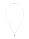 NATALIE MARIE 9KT & 14KT ROSE GOLD NAUM PENDANT NECKLACE