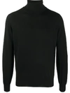 Brunello Cucinelli Cashmere Turtle-neck Sweater In Black