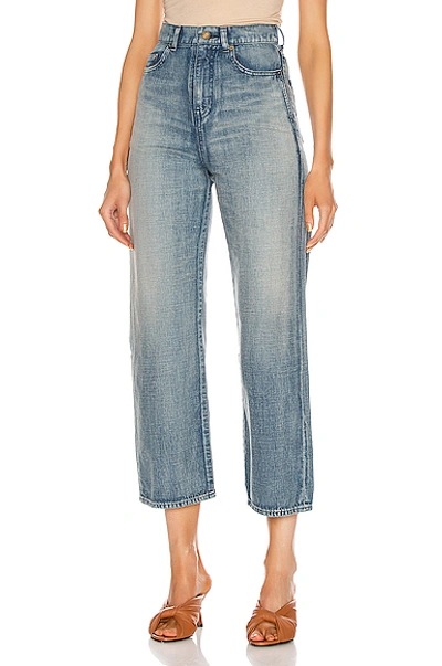 Saint Laurent Original Jean In Sun Dirty Blue