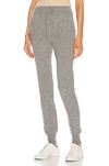 Loulou Studio Maddalena Mélange Cashmere Track Pants In Grey