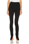 WARDROBE.NYC SIDE ZIP LEGGING,WNYF-WP5