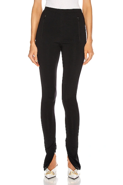 Wardrobe.nyc Side Zip Legging In Black