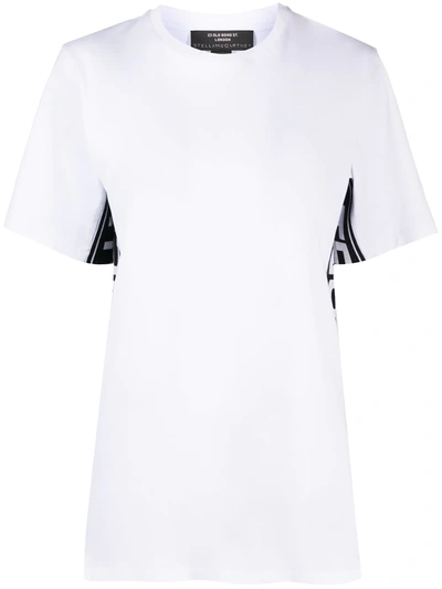 Stella Mccartney Logo Tape T-shirt In White