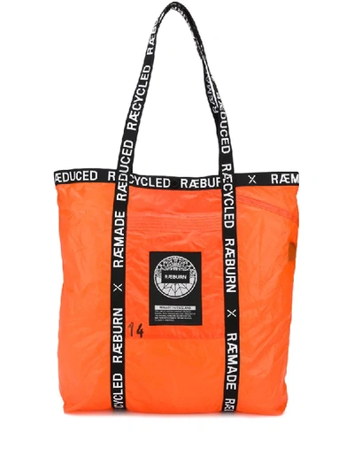 Raeburn Parachute Tote Bag In Orange