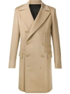 BALMAIN DOUBLE-BREASTED WOOL COAT