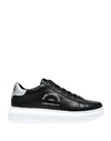 KARL LAGERFELD KARL LAGERFELD KAPRI MAISON KARL LACE WOMAN SNEAKERS BLACK SIZE 6 BOVINE LEATHER,11926651UB 7