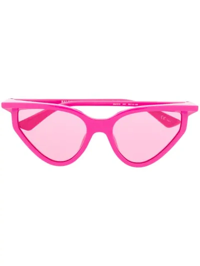Balenciaga 56mm Cat Eye Sunglasses In Fuchsia Fuchsia Pink