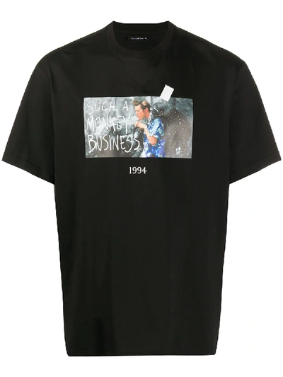 Throwback 1994 Ace Ventura Print T-shirt In Black