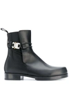 ALYX BUCKLE-STRAP ANKLE BOOTS