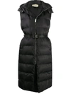ALYX BUCKLE-WAIST LONGLINE QUILTED GILET