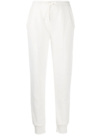 Gucci Logo-print Mid-rise Cotton-jersey Jogging Bottoms In White
