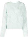 IRO CHUNKY CABLE KNIT SWEATER