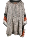 MISSONI ASYMMETRIC HOODED JUMPER