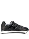 HOGAN H222 PATENT LEATHER SNEAKERS